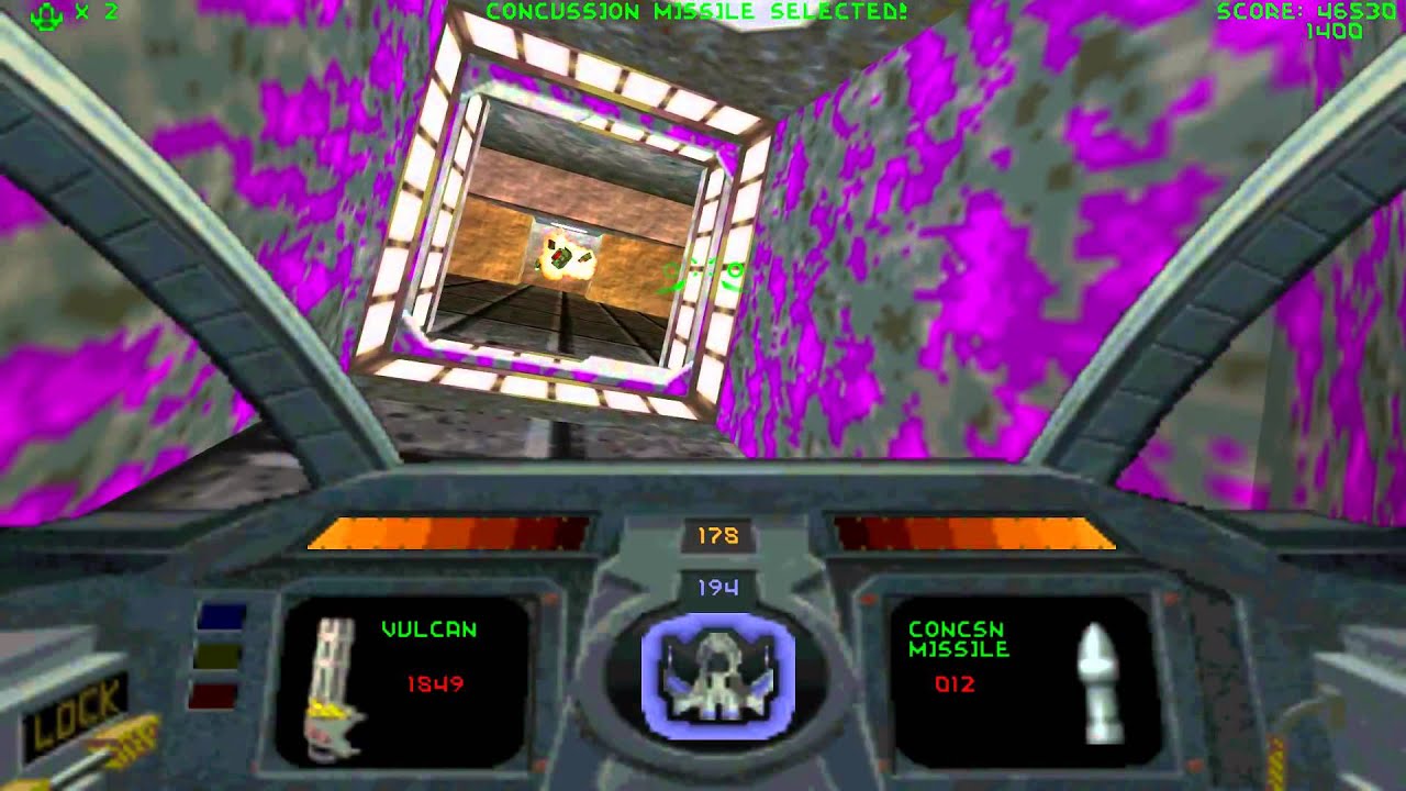 Ion Descent anti-grav vehicle racing down mountain screenshot